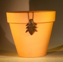 Cast Iron Hanging Garden Pot Decoration - Cricket 2.0&quot; Wide x 2.75&quot; High - £6.34 GBP