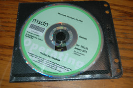 Microsoft MSDN Windows 8.1 X64 Disc 5102.01 Januray 2014 German - £11.95 GBP