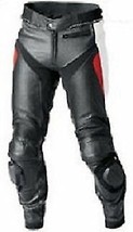 CUSTOM MADE BIKER MOTORCYCLE LEATHER ARMOURED TROUSER MOTORBIKE LEATHER ... - $179.00