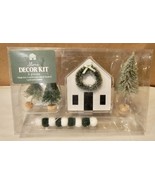 Christmas 5 Pc Mini Decor Wood Farmhouse Kit Bright Star Trees &amp; Banner ... - $10.71 CAD