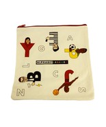 Alphabet Legends Canvas Storage Bag, 12&quot;x12&quot;, Zippered, School, Home, Of... - $4.85