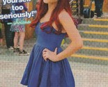 Ariana Grande teen magazine pinup clipping Tiger Beat M blue dress pop i... - $3.50