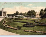 Sunken Giardini Paseo Kansas Città Missouri MO 1917 DB Cartolina B15 - $4.04