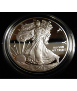 2017-W Proof Silver American Eagle 1 oz coin w/ box NO COA - £67.50 GBP