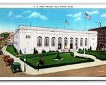 Post Office Building Fall River Massachusetts MA WB Postcard N26 - $2.92