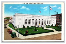 Post Office Building Fall River Massachusetts MA WB Postcard N26 - £2.28 GBP