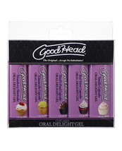 Goodhead Cupcake Oral Delight Gel - Asst. Flavors Pack Of 5 - £19.59 GBP