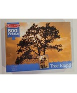 Melissa &amp; Doug 500 PC Tree Island Sunset Large Piece 19.25&quot; x 26.50&quot; Puzzle - £19.54 GBP