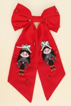   Christmas Nutcracker Dame Bow Barrette Hair Clip - €30,73 EUR