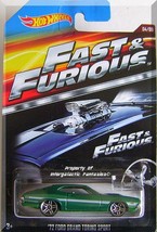 Hot Wheels - &#39;72 Ford Gran Torino Sport: 2015 Fast &amp; Furious #04/08 *Error Card* - £7.92 GBP