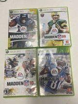 xbox 360 Madden lot Of 4 Games 07, 09, 10, 13 - $5.94