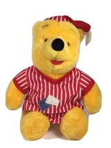Disney Mattel Winnie The Pooh Plush In Pajamas From 1998 Vintage - £17.09 GBP