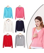 Color: Pearl Pink,Size: Large - Cuddle Cardigans Colorful And Cozy In Pa... - $64.99