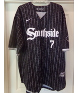 Chicago White Sox Black "City Series SOUTH SIDE" Tim Anderson Jersey (48... - $89.99
