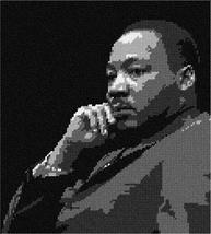 Pepita Needlepoint kit: Martin Luther King Jr, 9&quot; x 10&quot; - £48.98 GBP+