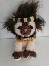 Purr-fection by MJC Cleocatra Plush Cat Stuffed Animal Egyptian Cat Tan Brown - $24.73