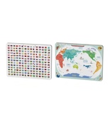 CYPGTBCK Printed geographical maps, Colorful maps for children to learn ... - £13.58 GBP