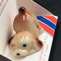 1980s Westrim White Begging Beagle Original Bone China Figurine New NOS 0.75&quot; - £7.32 GBP