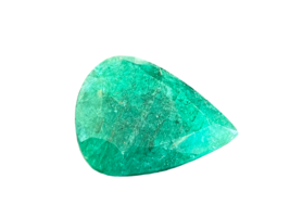 Emerald Gemstone Natural Loose 90.00 Ct Green Cut Colombian AAA Pear Shape New - £18.46 GBP