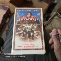 Jumanji (VHS, 1996, Closed Captioned Clam Shell Case) - $6.44