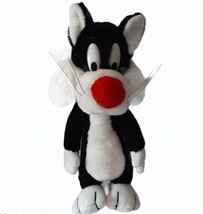 VTG Sylvester the Cat Stuffed Animal Plush 11 WB Toy Looney Tunes - £16.15 GBP