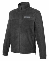 Columbia Men&#39;s Granite Mountain Fleece Jacket Size Medium Charcoal Gray - £37.11 GBP