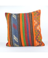 24x24&#39;&#39; large kilim pillow big pillow decorative pillow cover large cush... - £58.92 GBP