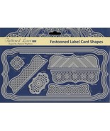 Tattered Lace. Festooned Label Card Shapes Die Set. Die Cutting Cardmaki... - $356.37 MXN