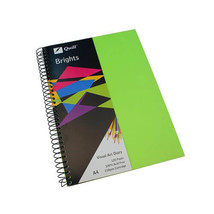 Quill Brights Visual Art Diary A3 (60 leaves) - Lime Green - £32.93 GBP