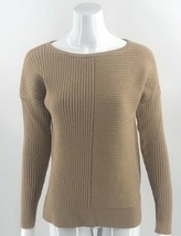 Banana Republic Womens Sweater Size Small Tan Brown Ribbed Tunic Drop Sh... - £23.53 GBP