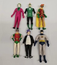 NJ Croce DC Comics Bendable Poseable Action Figures - Set of 5 + Bonus - $17.41