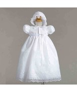 Gorgeous Lace Baby Girl Christening Dress Hat Set, Crayon Kids USA - £30.33 GBP