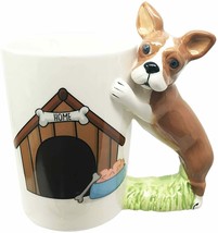French Bulldog Puppy With Bone Kennel 12oz Ceramic Mug Coffee Cup Home Kitchen - £15.00 GBP
