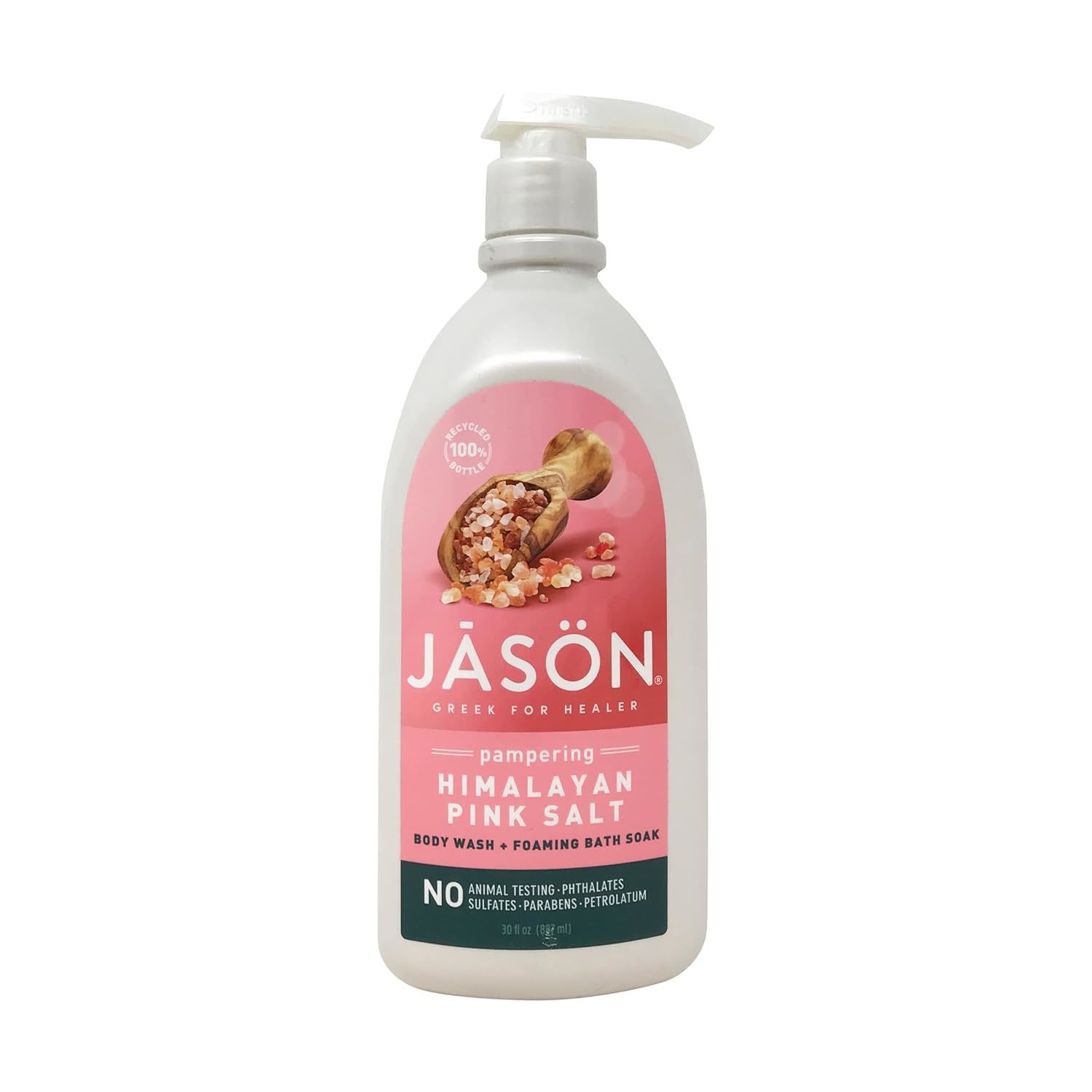 Jason Pampering Himalayan Pink Salt 2 in 1 Foaming Bath Soak & Body Wash 30 fl o - $30.99