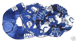 Indianapolis Colts Hair Scrunchie Tie Ponytail Holder Scrunchies by Sher... - $6.99