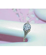 Gorgeous Antique Art Deco Diamond Ring Exquisite filigree Ring Mounting ... - £340.10 GBP