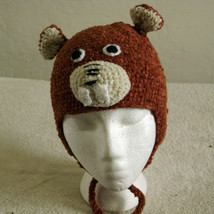 Beaver w/ Ties for Children - Animal Hats - Medium - £12.82 GBP