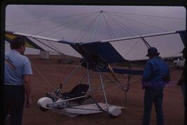 35 mm color slides lot of 4 * 1982 People with Ultra Light Airplane 2 seat - $7.43