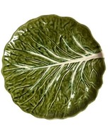 OLFAIRE Portugal Cabbage Leaf Plate Elegant Green and White Serveware fo... - $703.88 MXN