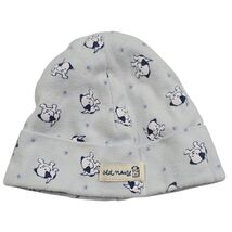 Old Navy Baby Hat Beanie Cap Newborn 3-6 Months Logo Blue Dog Cotton Vin... - $11.88