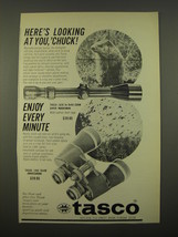 1966 Tasco Ad - #620 Super Marksman Scope and #260 Ambassador Binoculars - £14.74 GBP
