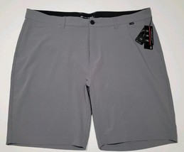 Travis Mathew Shorts W42 Men Starnes Chino Quiet Shade Gray NEW 9&quot; Inseam - €40,36 EUR