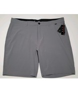 Travis Mathew Shorts W42 Men Starnes Chino Quiet Shade Gray NEW 9&quot; Inseam - $65.10 CAD