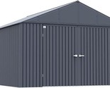 Elite 12&#39; X 14&#39; Outdoor Lockable Gable Roof Steel Storage Shed Building,... - $3,508.99