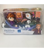 Disney Frozen II Petite Anna &amp; Olaf Ice Canoe Gift Set 2020 Wal-Mart Exc... - £26.30 GBP