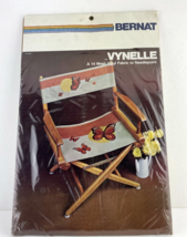 Bernat  Butterfly Director 's Chair Cover Needlepoint Model T5005 - $38.69