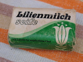 VINTAGE SOAP LILIEMILCH SEIFE MADE IN DDR ABOUT 1980 NOS - $9.88