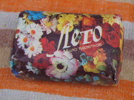 VINTAGE SOAP LETO MADE IN USSR ABOUT 1978 NOS - £10.10 GBP