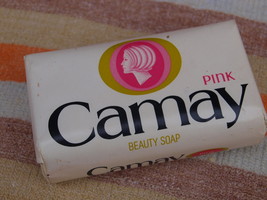 VINTAGE SOAP CAMEY PINK MADE IN FRANCE ABOUT 1980 NOS - $7.91