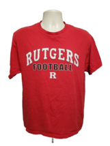 Rutgers University Football Adult Large Red TShirt - £11.82 GBP